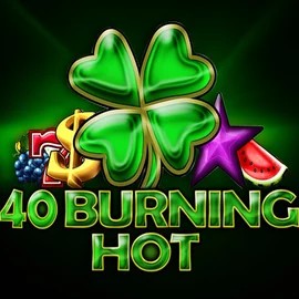 40 Burning Hot logo by Amusnet Interactive Majestic Slots Casino