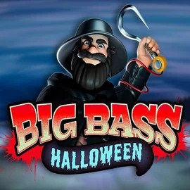 Big Bass Halloween logo by Pragmatic Play at Majestic Slots CasinoBig Bass Halloween