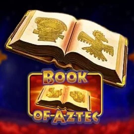 Official Slots logo: Book of Aztec by Amatic Industries at Majestic Slots Casino