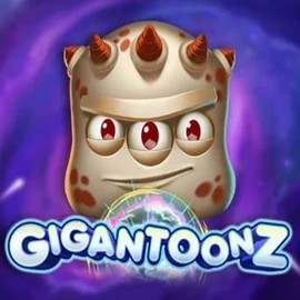 Gigantoonz slot logo by Play'n GO at Majestic Slots Casino
