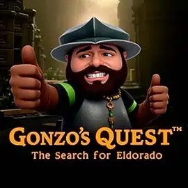 Gonzo's Quest by NetEnt, showcased at majesticslot.club – game logo