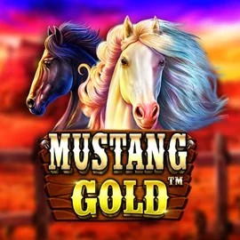 Mustang Gold logo – Slots by Pragmatic Play at Majestic Slots Casino