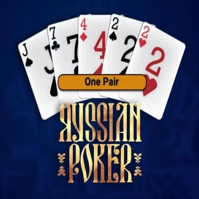 Russian Poker by OneTouch Games, showcased at majesticslot.club – game logo