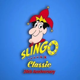 Slingo Classic 20th Anniversary logo by Slingo at Majestic Slots Casino