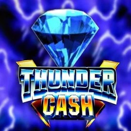Thunder Cash logo by Novomatic at Majestic Slots Casino