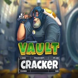Vault Cracker slot logo by Red Tiger Gaming at Majestic Slots Casino